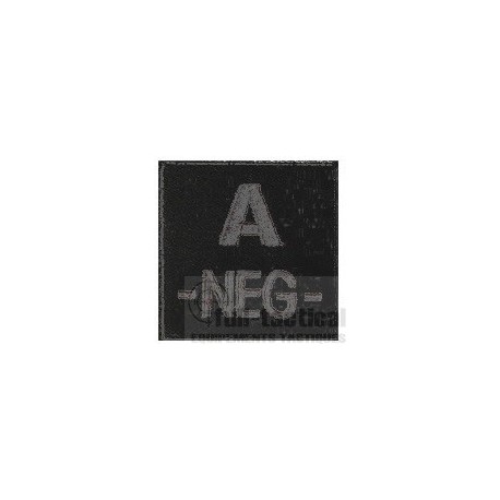 Patch Groupe Sanguin A- noir