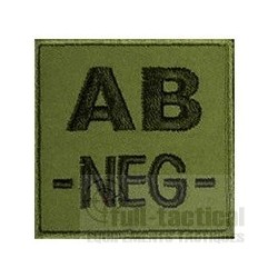 Patch Groupe Sanguin AB- kaki