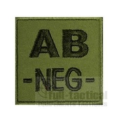 Patch Groupe Sanguin AB- kaki