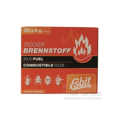 Tablette pour réchaud 20x 4g ESBIT