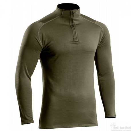 Sweat zippé Thermo Performer niveau 3 vert OD