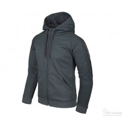 Urban Tatical Hoodies Black Grey Melange Helicon Tex