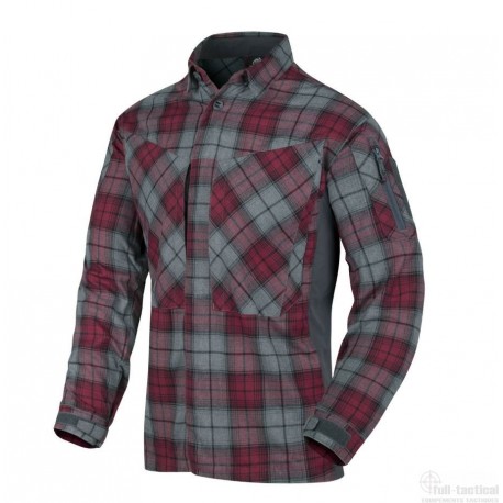 MBDU Flannel Shirt Ruby Plaid 