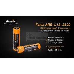 Accu 18650 Fenix 3400mah